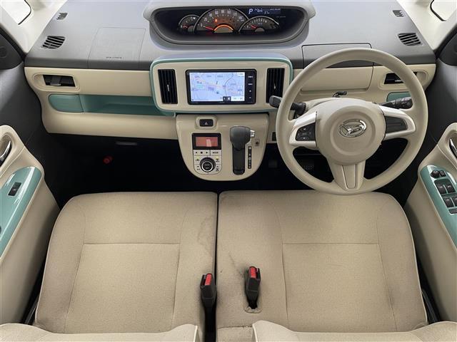 ムーヴキャンバス ＧメイクアップＶＳ　ＳＡＩＩＩ　禁煙車／社外７インチナビ／両側電動スライド／全方位カメラ／ＬＥＤヘッドライト／オートライト／オートハイビームドラレコ（前後）／ＥＴＣ／リアソナー／シートヒーター（Ｄ席）／衝突軽減／純正マット（4枚目）