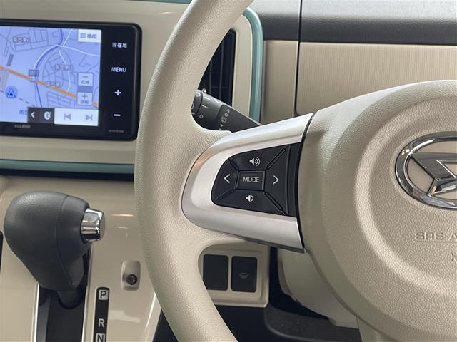 ムーヴキャンバス ＧメイクアップＶＳ　ＳＡＩＩＩ　禁煙車／社外７インチナビ／両側電動スライド／全方位カメラ／ＬＥＤヘッドライト／オートライト／オートハイビームドラレコ（前後）／ＥＴＣ／リアソナー／シートヒーター（Ｄ席）／衝突軽減／純正マット（12枚目）