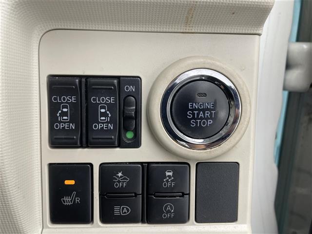 ムーヴキャンバス ＧメイクアップＶＳ　ＳＡＩＩＩ　禁煙車／社外７インチナビ／両側電動スライド／全方位カメラ／ＬＥＤヘッドライト／オートライト／オートハイビームドラレコ（前後）／ＥＴＣ／リアソナー／シートヒーター（Ｄ席）／衝突軽減／純正マット（17枚目）