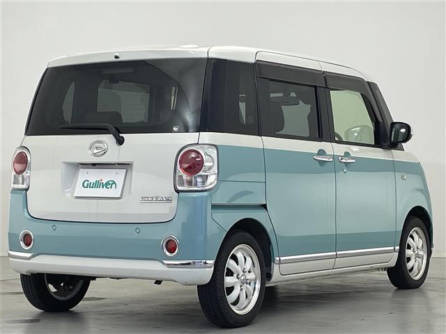 ムーヴキャンバス ＧメイクアップＶＳ　ＳＡＩＩＩ　禁煙車／社外７インチナビ／両側電動スライド／全方位カメラ／ＬＥＤヘッドライト／オートライト／オートハイビームドラレコ（前後）／ＥＴＣ／リアソナー／シートヒーター（Ｄ席）／衝突軽減／純正マット（34枚目）