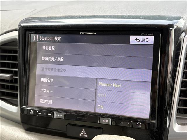 スペーシア X 社外8インチナビ/バックカメラ/両側電動スライドドア/衝突軽減ブレーキ/車線逸脱警報/ETC/前後ドライブレコーダー/HIDヘッドライト/オートライト/D席シートヒーター/プッシュスタート(7枚目)