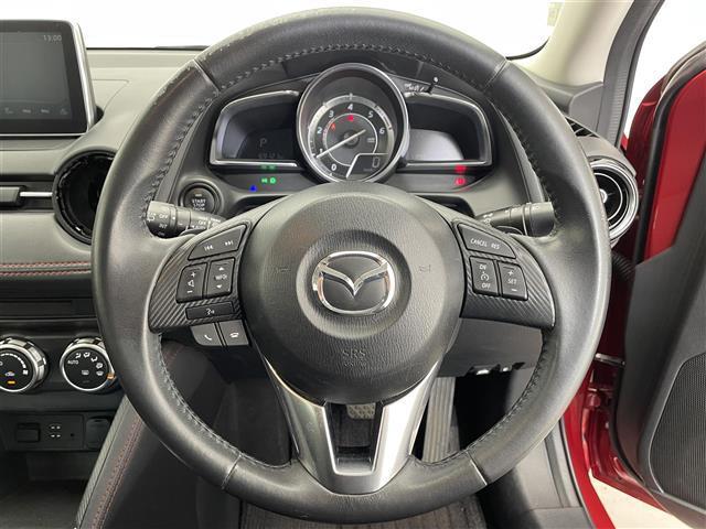 デミオ XDツーリング 禁煙車/純正ナビ/クルーズコントロール/LEDヘッドライト/オートライト/ETC/パドルシフト/ヘッドアップディスプレイ/純正マット/ドアバイザー/プッシュスタート/スマートキー/ステアリングスイッチ(10枚目)