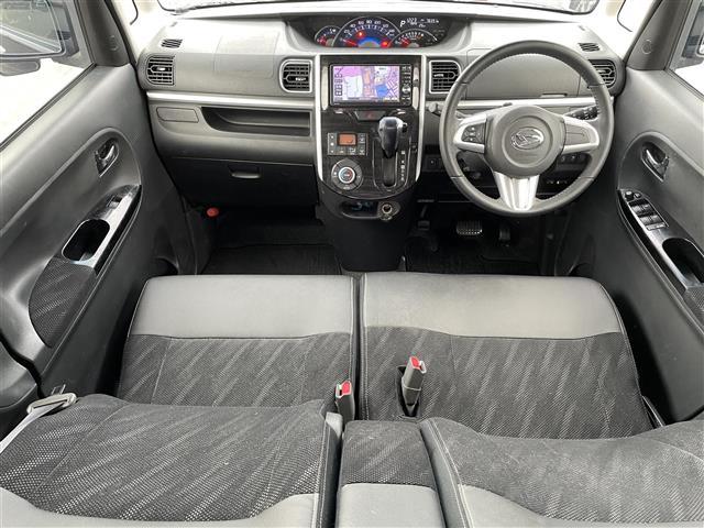 タント カスタムＲＳ　トップエディションＳＡ　禁煙車／純正ナビ／Ｂｌｕｅｔｏｏｔｈ／フルセグＴＶ／バックカメラ／ＥＴＣ／ハーフレザーシート／ＬＥＤライト／両側パワースライドドア／衝突被害軽減システム／ステアリングスイッチ／スマートキー（2枚目）