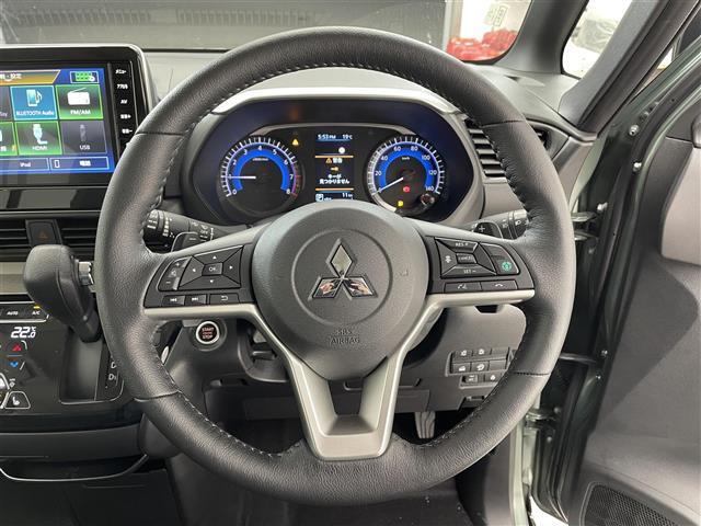 デリカミニ Ｔ　プレミアム　届出済未使用車／純正９型ディスプレイオーディオ／両側パワースライドドア／全方位カメラ／ハーフレザー／ＭＩ－ＰＩＬＯＴ／クリアランスソナー／ＬＥＤ／オートハイビーム／シートヒーター／ルーフレール（9枚目）