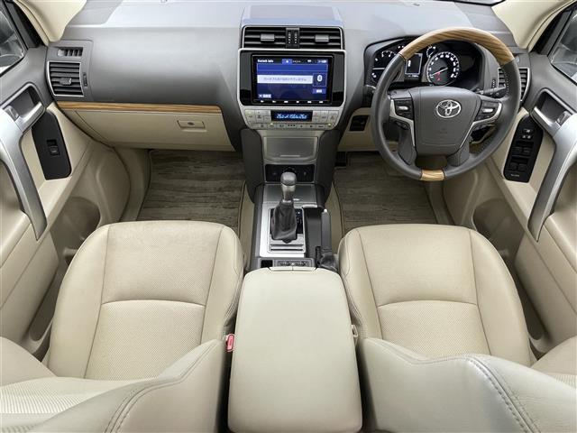 ランドクルーザープラド ＴＸ　Ｌパッケージ　禁煙車／純正９型ナビ／サンルーフ／レザーシート／バックカメラ／レーダークルーズコントロール／クリアランスソナー／ＬＥＤ／オートハイビーム／パワーシート／シートヒーター／シートベンチレーション／ＥＴＣ（2枚目）