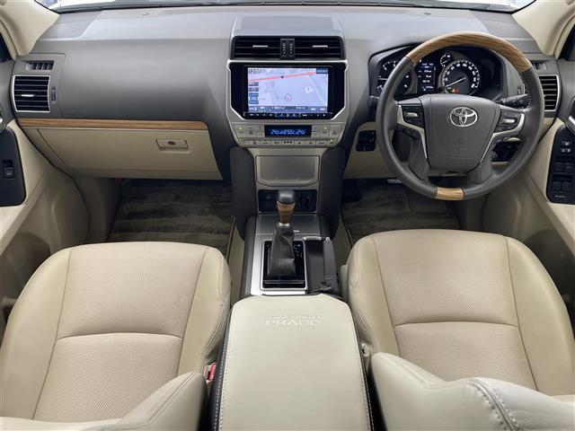 ランドクルーザープラド ＴＸ　Ｌパッケージ　禁煙車／ＡＬＰＩＮＥ９型ナビ／サンルーフ／レザーシート／モデリスタエアロ／バックカメラ／レーダークルーズコントロール／クリアランスソナー／ＬＥＤ／オートハイビーム／パワーシート／シートヒーター／ＥＴＣ（2枚目）