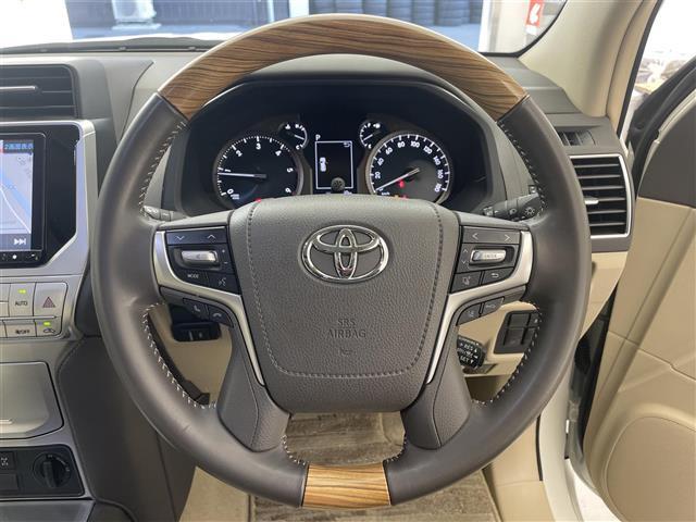 ランドクルーザープラド ＴＸ　Ｌパッケージ　禁煙車／ＡＬＰＩＮＥ９型ナビ／サンルーフ／レザーシート／モデリスタエアロ／バックカメラ／レーダークルーズコントロール／クリアランスソナー／ＬＥＤ／オートハイビーム／パワーシート／シートヒーター／ＥＴＣ（13枚目）