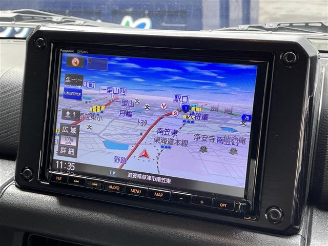 ジムニー ＸＣ　禁煙車／純正８型ナビ／バックカメラ／クルーズコントロール／レーンキープアシスト／衝突軽減ブレーキ／ドライブレコーダー／ＬＥＤ／オートハイビーム／シートヒーター／ヒルディセントコントロール／ＥＴＣ（3枚目）