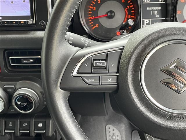 ジムニー ＸＣ　禁煙車／純正８型ナビ／バックカメラ／クルーズコントロール／レーンキープアシスト／衝突軽減ブレーキ／ドライブレコーダー／ＬＥＤ／オートハイビーム／シートヒーター／ヒルディセントコントロール／ＥＴＣ（11枚目）