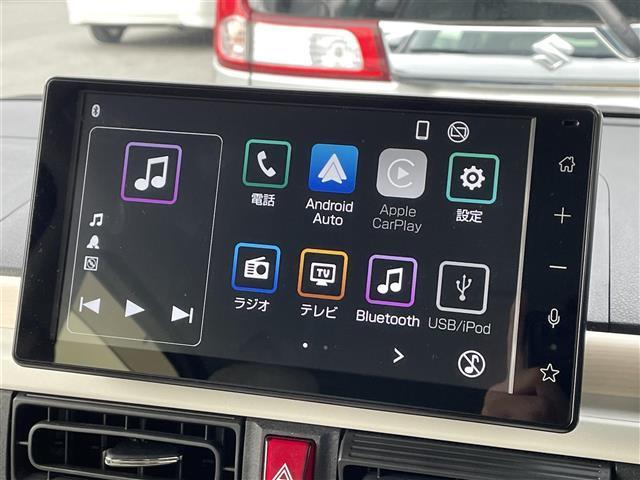 ムーヴキャンバス ストライプスＧ　禁煙車／純正ディスプレイオーディオ／ドラレコ（前）／前後ソナー／衝突軽減／全方位カメラ／電子パーキング／オートブレーキホールド／オートライト／オートハイビーム／ＬＥＤヘッドライト／両側電動スライド（5枚目）