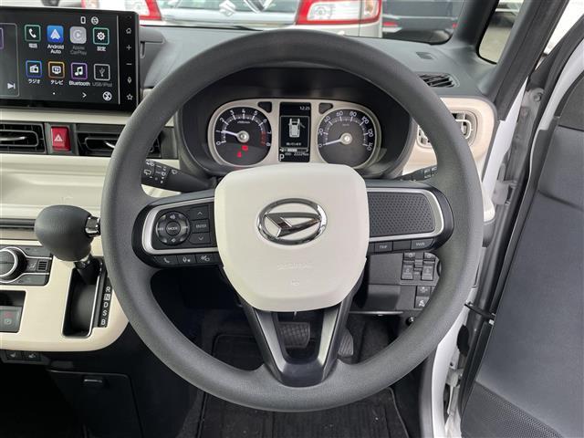 ムーヴキャンバス ストライプスＧ　禁煙車／純正ディスプレイオーディオ／ドラレコ（前）／前後ソナー／衝突軽減／全方位カメラ／電子パーキング／オートブレーキホールド／オートライト／オートハイビーム／ＬＥＤヘッドライト／両側電動スライド（10枚目）