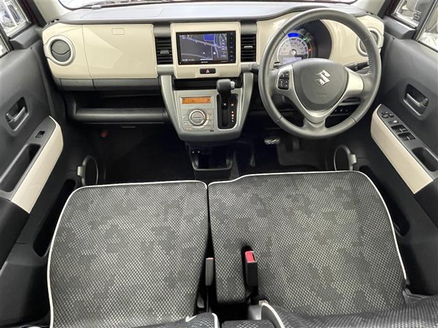 ハスラー J 社外ナビ/バックカメラ/シートヒーター/アイドリングストップ/ステアリングスイッチ/純正15インチアルミホイール/ベンチシート/純正フロアマット/オートライト/ドライブレコーダー/スマートキー(2枚目)