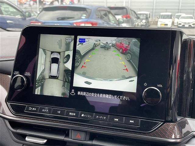 オーラ ニスモ 禁煙車/純正ナビ/全方位カメラ/前方ドラレコ/コーナーセンサー/プロパイロット/デジタルインナーミラー/アイドリングストップ/衝突軽減装置/電動パーキングブレーキ/オートハイビーム/ハーフレザーシート(4枚目)
