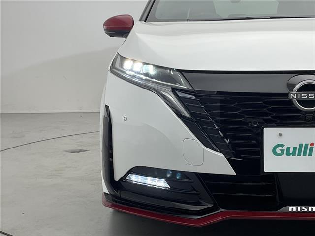 オーラ ニスモ 禁煙車/純正ナビ/全方位カメラ/前方ドラレコ/コーナーセンサー/プロパイロット/デジタルインナーミラー/アイドリングストップ/衝突軽減装置/電動パーキングブレーキ/オートハイビーム/ハーフレザーシート(25枚目)