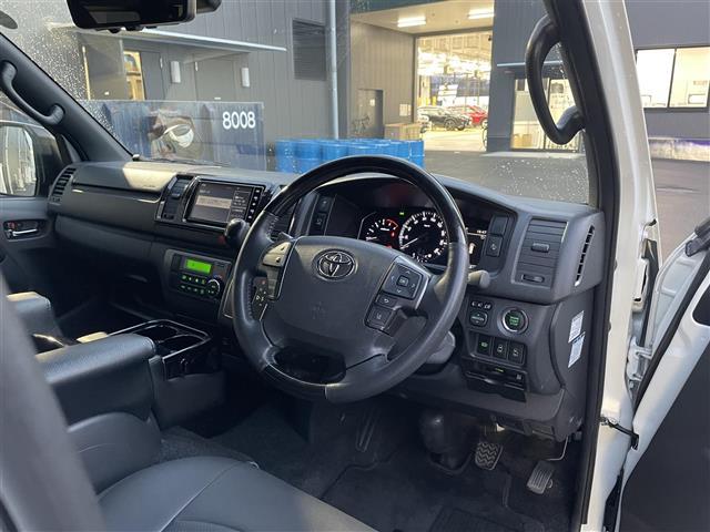 ハイエースバン スーパーGL ダーク プライムII 純正ナビ/全方位カメラ/両側パワースライドドア/モデリスタエアロ/前後ドライブレコーダー/クリアランスソナー/デジタルインナーミラー/ハーフレザーシート/プッシュスタート/ETC2.0/LEDライト(24枚目)