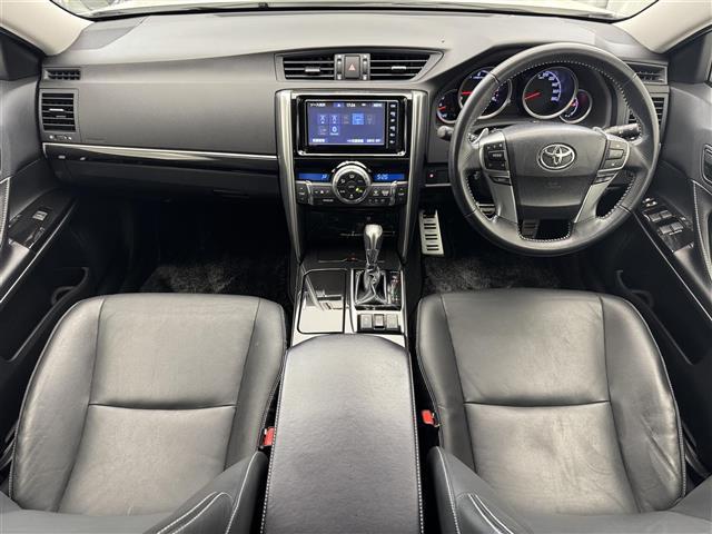 マークＸ ２５０Ｓ　禁煙車／純正ナビ／フルセグテレビ／バックカメラ／セーフティセンス／ＥＴＣ／ＬＥＤライト／パワーシート／シートヒーター／コーナーセンサー／ドライブレコーダー／プッシュスタート／スマートキー（2枚目）