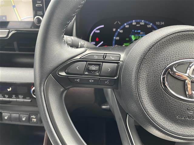 ヤリスクロス ハイブリッドＺ　禁煙車／純正８インチナビ／バックカメラ／ＥＴＣ／前後ドラレコ／ブラインドスポットモニター／シートヒーター／パワーシート／ハーフレザーシート／ＬＥＤヘッドライト／追従クルーズコントロール（12枚目）