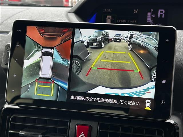 タント カスタムＲＳ　禁煙車／純正９インチナビ／フルセグテレビ／全方位カメラ／スマートアシスト／両側パワースライドドア／アイドリングストップ／ＬＥＤヘッドライト／オートライト／ハーフレザーシート／Ｄ／Ｎ席シートヒーター（4枚目）