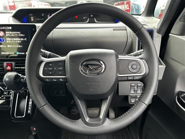 タント カスタムＲＳ　禁煙車／純正９インチナビ／フルセグテレビ／全方位カメラ／スマートアシスト／両側パワースライドドア／アイドリングストップ／ＬＥＤヘッドライト／オートライト／ハーフレザーシート／Ｄ／Ｎ席シートヒーター（9枚目）