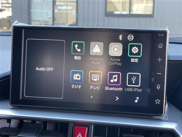 ロッキー プレミアムG HEV 純正ディスプレイオーディオ/フルセグ/Bluetooth/HDMI/USB/全方位カメラ/LEDヘッドライト/革巻ステアリング/電子パーキング/オートホールドブレーキ/追従クルーズコントロール/(3枚目)