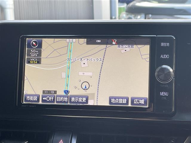 C-HR G 禁煙車/純正7インチナビ/バックカメラ/ハーフレザー/追従クルーズコントロール/衝突軽減/レーンキープ/LEDヘッドライト/オートライト/オートハイビーム/クリアランスソナー/ドラレコ(前)(3枚目)