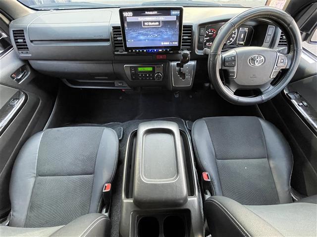 ハイエースバン スーパーGL ダーク プライムII ALPINE11インチナビ/全方位カメラ/ハーフレザーシート/前後ドライブレコーダー/クリアランスソナー/両側パワースライドドア/ETC/スマートキー/AC100V/フルセグTV/Bluetooth(2枚目)