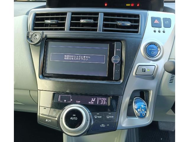 プリウスアルファ Ｓ　ＥＴＣ　バックカメラ　クリアランスソナー　アルミホイール　スマートキー　電動格納ミラー　ＣＶＴ　盗難防止システム　衝突安全ボディ　ＡＢＳ　エアコン　パワーステアリング　パワーウィンドウ（40枚目）