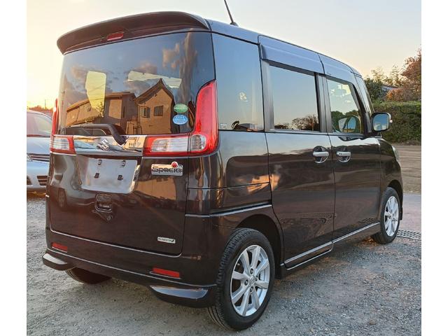 スペーシア Ｘリミテッド　ＥＴＣ　両側電動スライドドア　ナビ　ＴＶ　衝突被害軽減システム　オートライト　ＨＩＤ　スマートキー　アイドリングストップ　電動格納ミラー　シートヒーター　ベンチシート　ＣＶＴ　盗難防止システム　ＡＢＳ（5枚目）