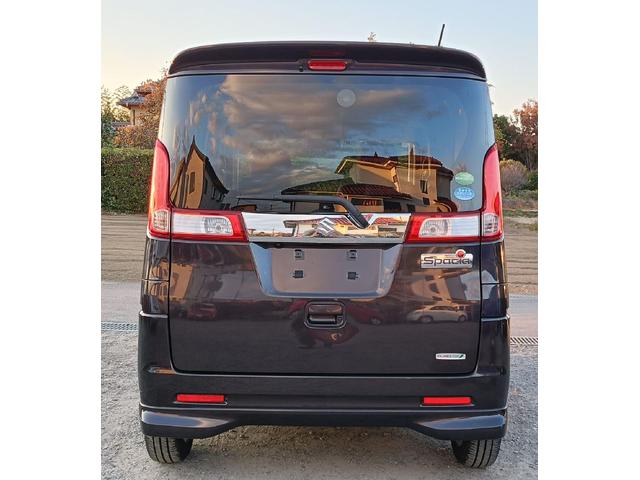 スペーシア Ｘリミテッド　ＥＴＣ　両側電動スライドドア　ナビ　ＴＶ　衝突被害軽減システム　オートライト　ＨＩＤ　スマートキー　アイドリングストップ　電動格納ミラー　シートヒーター　ベンチシート　ＣＶＴ　盗難防止システム　ＡＢＳ（6枚目）