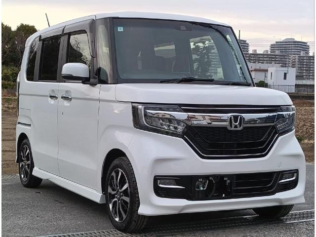 Ｎ－ＢＯＸカスタム Ｇ・Ｌホンダセンシング　ＥＴＣ　バックカメラ　両側スライド・片側電動　ナビ　ＴＶ　クリアランスソナー　オートクルーズコントロール　レーンアシスト　衝突被害軽減システム　オートライト　ＬＥＤヘッドランプ　スマートキー（3枚目）
