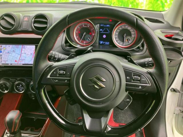 スイフトスポーツ スポーツ 新品タイヤ/保証書/純正 SDナビ/シートヒーター/全方位モニター用カメラ/車線逸脱防止支援システム/ヘッドランプ LED/USBジャック/Bluetooth接続/ETC/EBD付ABS 全周囲カメラ(15枚目)