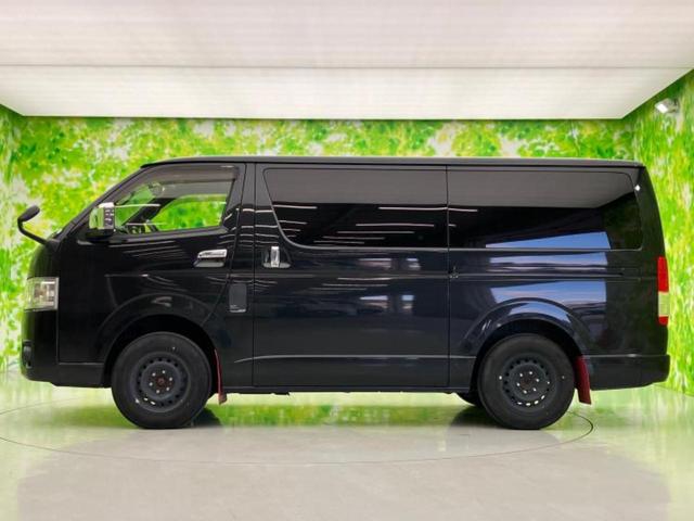 ハイエースバン ４ＷＤロングスーパーＧＬダークプライム２　新品タイヤ／保証書／社外　８インチ　ＳＤナビ／フリップダウンモニター　社外　１１．４インチ／両側電動スライドドア／車線逸脱防止支援システム／シート　ハーフレザー／ヘッドランプ　ＬＥＤ　ターボ　４ＷＤ（2枚目）