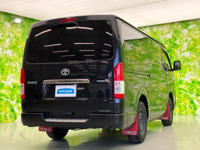 ハイエースバン ４ＷＤロングスーパーＧＬダークプライム２　新品タイヤ／保証書／社外　８インチ　ＳＤナビ／フリップダウンモニター　社外　１１．４インチ／両側電動スライドドア／車線逸脱防止支援システム／シート　ハーフレザー／ヘッドランプ　ＬＥＤ　ターボ　４ＷＤ（3枚目）