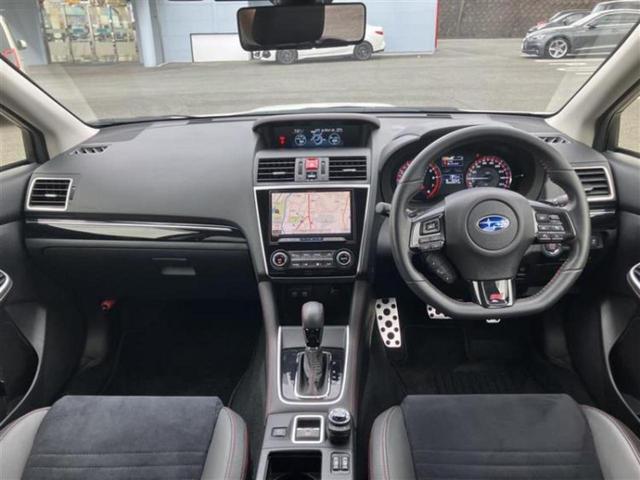 レヴォーグ 4WD2.0STIスポーツアイサイトブラックセレクション 新品タイヤ/社外 8インチ SDナビ/アイサイト/シートヒーター 前席/車線逸脱防止支援システム/シート 合皮/Bluetooth接続/ETC/EBD付ABS/横滑り防止装置/クルーズコントロール(4枚目)