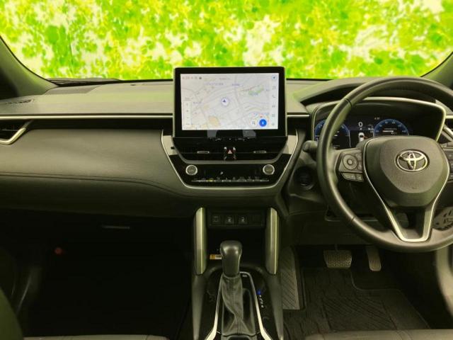 カローラクロス ハイブリッドZ 新品タイヤ/ガラスルーフ/保証書/ディスプレイオーディオ/トヨタセーフティセンス/シートヒーター 前席/車線逸脱防止支援システム/シート ハーフレザー/電動バックドア/ドライブレコーダー 前後(24枚目)