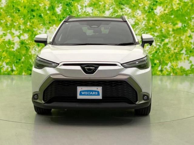 カローラクロス ハイブリッドZ 新品タイヤ/ガラスルーフ/保証書/ディスプレイオーディオ/トヨタセーフティセンス/シートヒーター 前席/車線逸脱防止支援システム/シート ハーフレザー/電動バックドア/ドライブレコーダー 前後(54枚目)