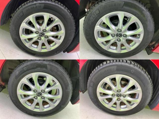 デミオ XD 新品タイヤ/純正 SDナビ/衝突安全装置/シートヒーター 前席/Bluetooth接続/ETC/EBD付ABS/横滑り防止装置/アイドリングストップ/バックモニター/フルセグTV/DVD バックカメラ(60枚目)