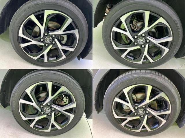 C-HR G 新品タイヤ/保証書/純正 9インチ SDナビ/トヨタセーフティセンス/シートヒーター 前席/車線逸脱防止支援システム/シート ハーフレザー/ドライブレコーダー 純正/ヘッドランプ LED バックカメラ(62枚目)