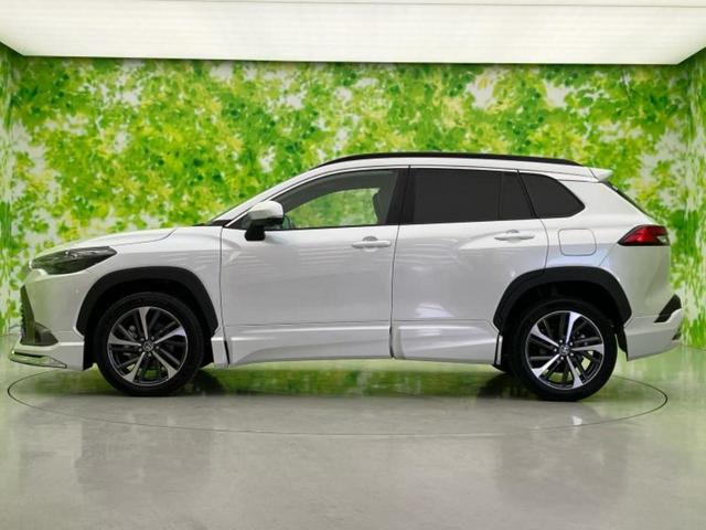 カローラクロス ハイブリッドZ 純正エアロ/保証書/純正 10.5インチ メモリーナビ/トヨタセーフティセンス/シートヒーター 前席/パノラミックビューモニター/車線逸脱防止支援システム/シート ハーフレザー 衝突被害軽減システム(2枚目)