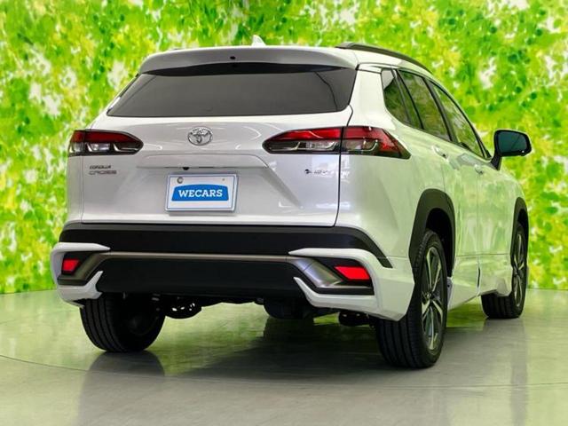 カローラクロス ハイブリッドZ 純正エアロ/保証書/純正 10.5インチ メモリーナビ/トヨタセーフティセンス/シートヒーター 前席/パノラミックビューモニター/車線逸脱防止支援システム/シート ハーフレザー 衝突被害軽減システム(3枚目)