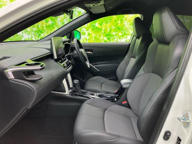 カローラクロス ハイブリッドZ 純正エアロ/保証書/純正 10.5インチ メモリーナビ/トヨタセーフティセンス/シートヒーター 前席/パノラミックビューモニター/車線逸脱防止支援システム/シート ハーフレザー 衝突被害軽減システム(6枚目)