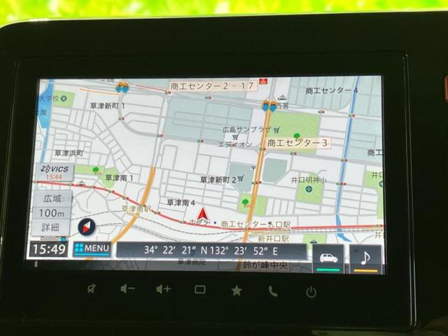 フレアワゴンカスタムスタイル ４ＷＤハイブリッドＸＴ　新品タイヤ／保証書／純正　９インチ　ＳＤナビ／デュアルカメラブレーキサポート（スズキ）／両側電動スライドドア／シートヒーター／全方位モニター／車線逸脱防止支援システム／ヘッドランプ　ＬＥＤ　ターボ（10枚目）