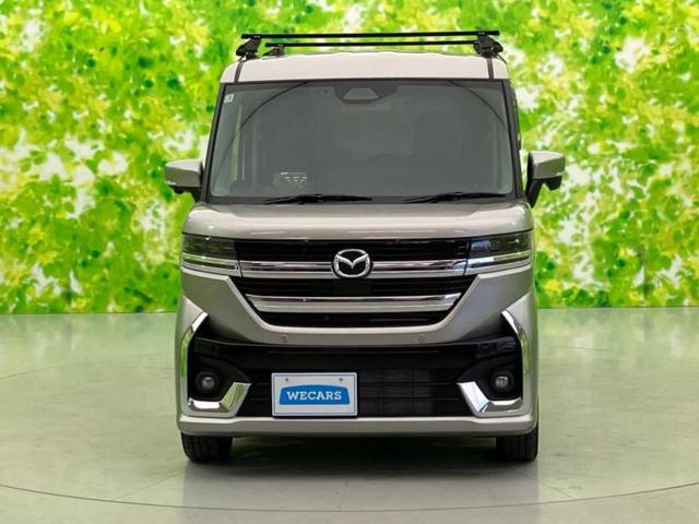 フレアワゴンカスタムスタイル ４ＷＤハイブリッドＸＴ　新品タイヤ／保証書／純正　９インチ　ＳＤナビ／デュアルカメラブレーキサポート（スズキ）／両側電動スライドドア／シートヒーター／全方位モニター／車線逸脱防止支援システム／ヘッドランプ　ＬＥＤ　ターボ（55枚目）