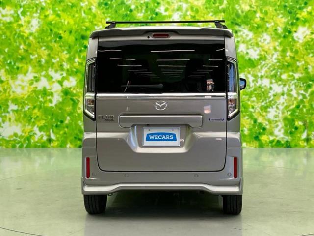 フレアワゴンカスタムスタイル ４ＷＤハイブリッドＸＴ　新品タイヤ／保証書／純正　９インチ　ＳＤナビ／デュアルカメラブレーキサポート（スズキ）／両側電動スライドドア／シートヒーター／全方位モニター／車線逸脱防止支援システム／ヘッドランプ　ＬＥＤ　ターボ（56枚目）