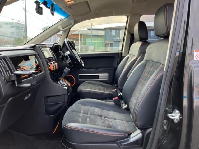 デリカＤ：５ ４ＷＤアクティブギア　社外　ＳＤナビ／両側電動スライドドア／シートヒーター／シート　ハーフレザー／ドライブレコーダー　前後／ヘッドランプ　ＨＩＤ／Ｂｌｕｅｔｏｏｔｈ接続／ＥＴＣ／ＥＢＤ付ＡＢＳ／横滑り防止装置　バックカメラ（5枚目）