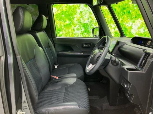 タント ４ＷＤカスタムＲＳ　新品タイヤ／保証書／純正　１０インチ　ＳＤナビ／スマートアシスト（トヨタ・ダイハツ）／両側電動スライドドア／シートヒーター／パノラマモニター／車線逸脱防止支援システム／シート　ハーフレザー　ターボ（4枚目）