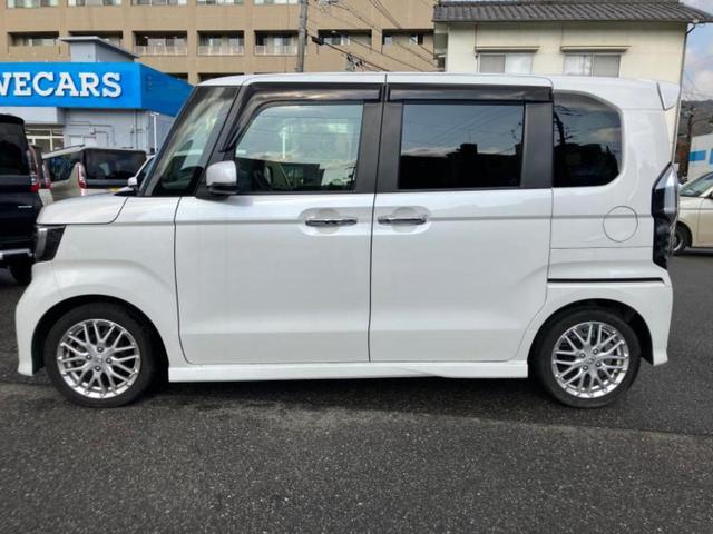 Ｎ－ＢＯＸカスタム ＥＸ・ターボ　新品タイヤ／保証書／純正　ＳＤナビ／ホンダセンシング／両側電動スライドドア／シートヒーター　前席／車線逸脱防止支援システム／シート　ハーフレザー／ヘッドランプ　ＬＥＤ／ＵＳＢジャック　ターボ　禁煙車（2枚目）