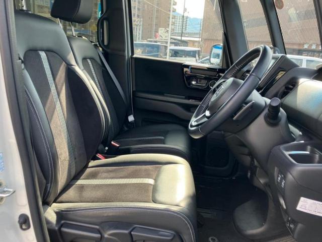 Ｎ－ＢＯＸカスタム ＥＸ・ターボ　新品タイヤ／保証書／純正　ＳＤナビ／ホンダセンシング／両側電動スライドドア／シートヒーター　前席／車線逸脱防止支援システム／シート　ハーフレザー／ヘッドランプ　ＬＥＤ／ＵＳＢジャック　ターボ　禁煙車（5枚目）