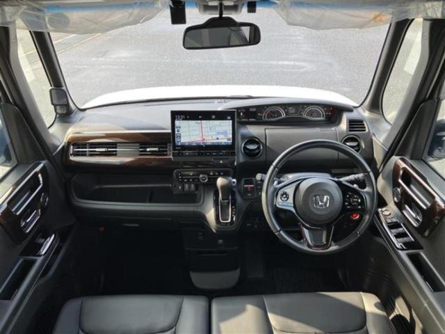 Ｎ－ＢＯＸカスタム Ｌ・ターボコーディネートスタイル　新品タイヤ／保証書／純正　９インチ　ＳＤナビ／ホンダセンシング／両側電動スライドドア／シートヒーター／車線逸脱防止支援システム／シート　合皮／ドライブレコーダー　純正／ヘッドランプ　ＬＥＤ　ＤＶＤ再生（4枚目）