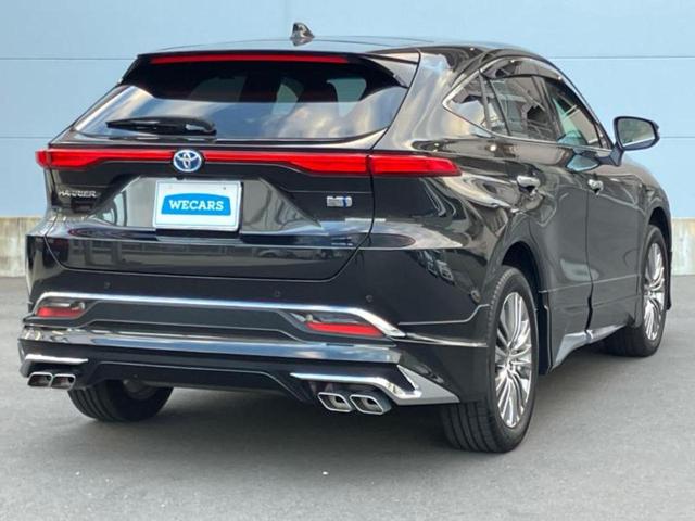 ハリアーハイブリッド ４ＷＤ　Ｚレザーパッケージ　新品タイヤ／サンルーフ／純正エアロ／ＪＢＬ／純正　ＳＤナビ／デジタルインナーミラー／衝突安全装置／シートヒーター／車線逸脱防止支援システム／シート　フルレザー／電動バックドア／ヘッドランプ　ＬＥＤ（3枚目）